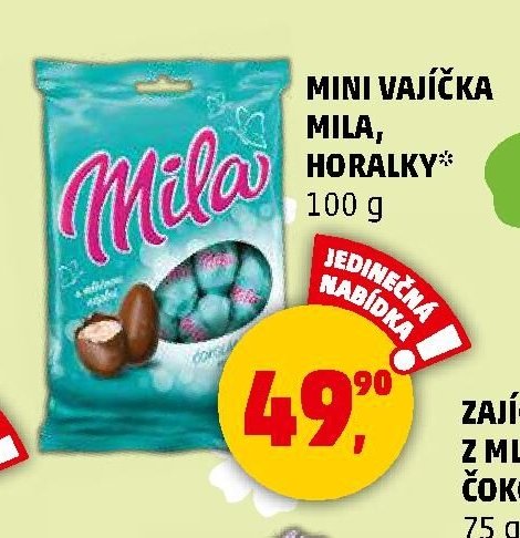 Mini vajíčka Mila, horalky