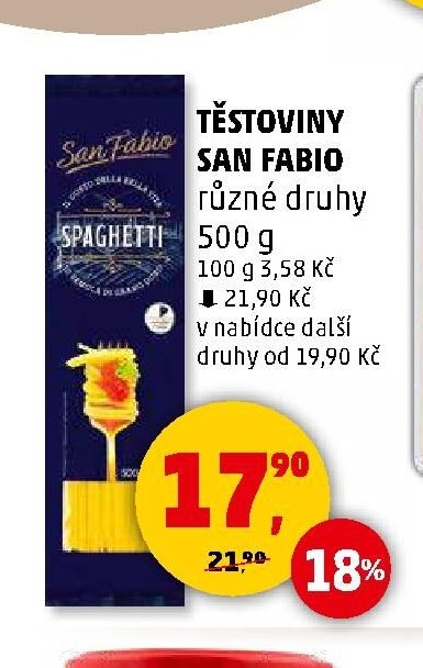 Těstoviny San Fabio