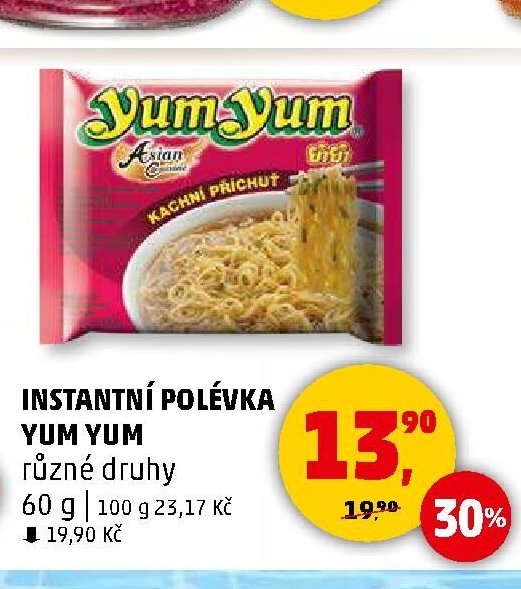 Instantní polévka Yum Yum
