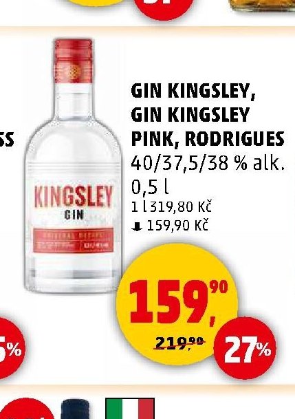 GIN KINGSLEY, GIN KINGSLEY PINK, RODRIGUES