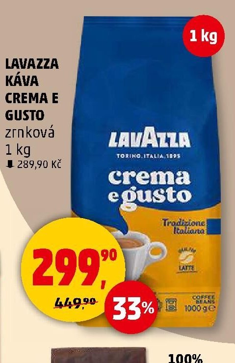 LAVAZZA KÁVA CREMA E GUSTO