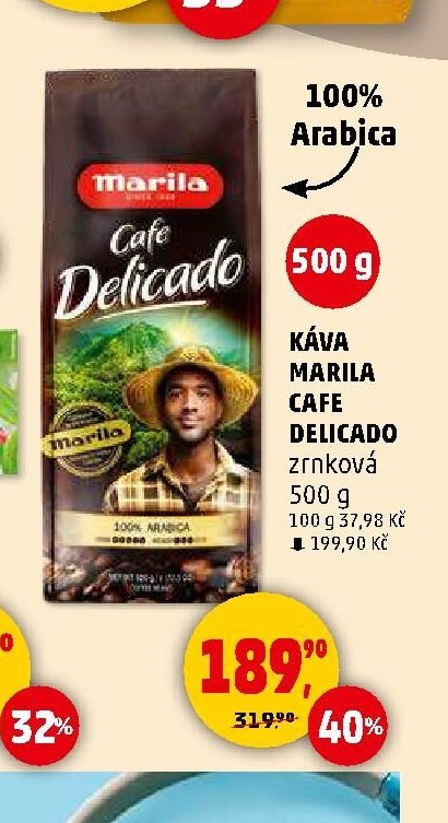 KÁVA MARILA CAFE DELICADO