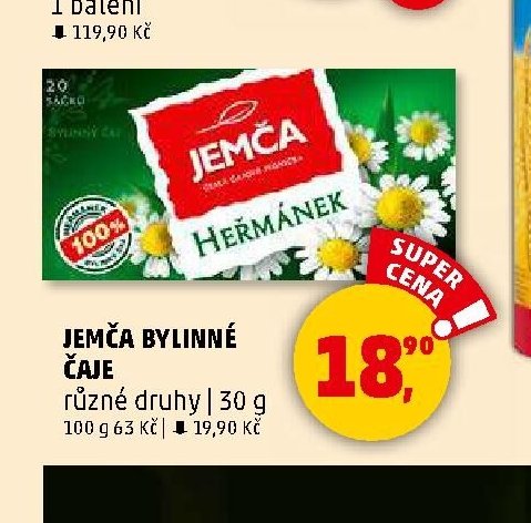 JEMČA BYLINNÉ ČAJE