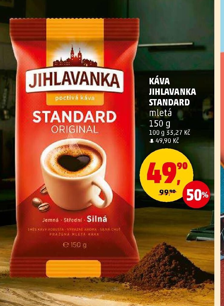 KÁVA JIHLAVANKA STANDARD