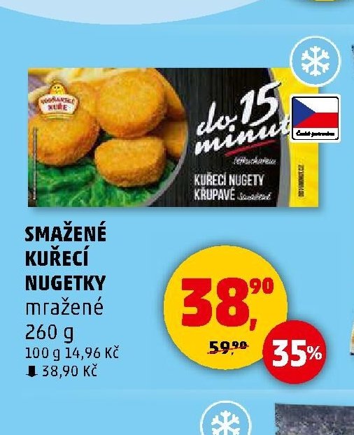 Smažené kuřecí nugetky