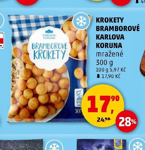 Krokety bramborové Karlova Koruna