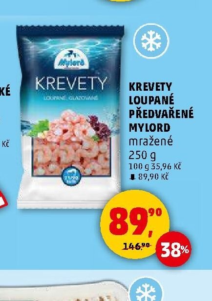 Krevety loupané předvařené Mylord