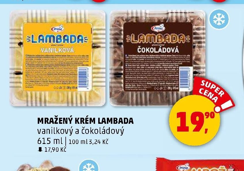 Mražený krém Lambada