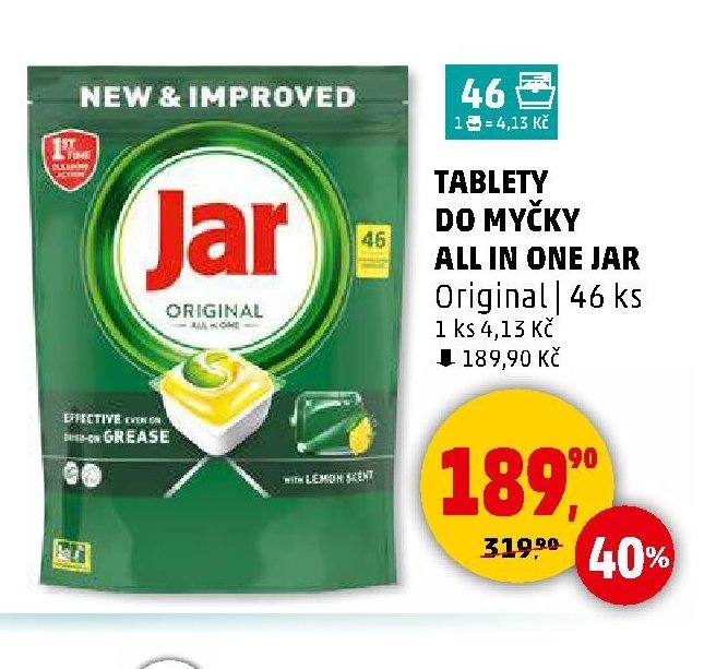TABLETY DO MYČKY ALL IN ONE JAR Original