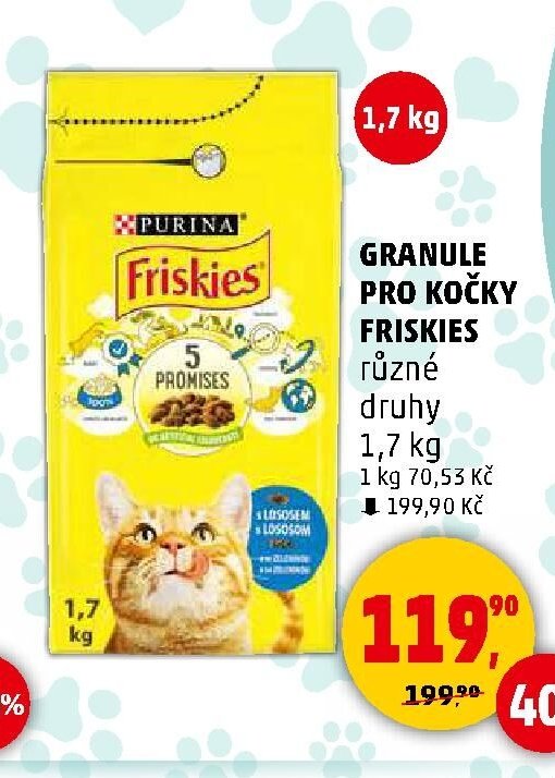 Granule pro kočky Friskies