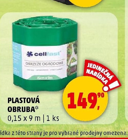 Plastová obruba