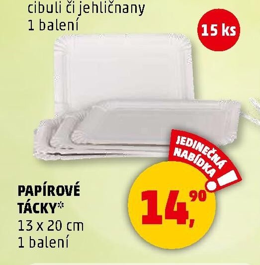 PAPÍROVÉ TÁCKY