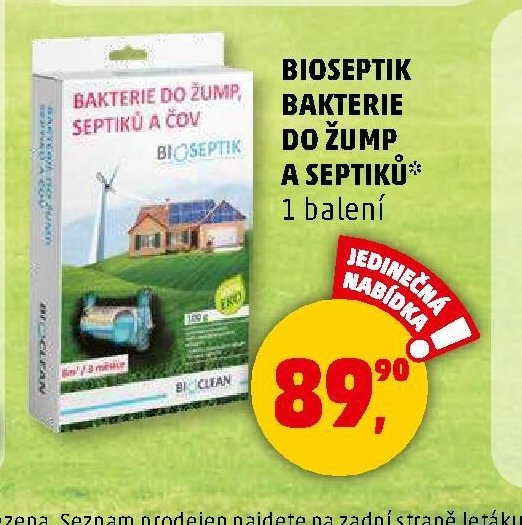 BIOSEPTIK BAKTERIE DO ŽUMP A SEPTIKŮ