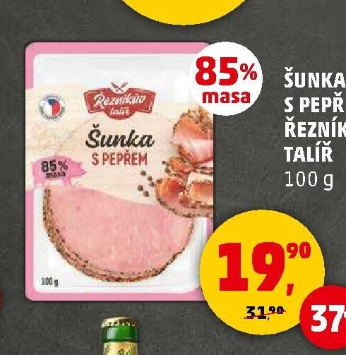 Šunka s pepřem Řezníkův talíř