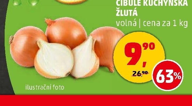 Cibule kuchyňská žlutá