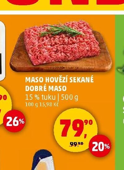 Maso hovězí sekané Dobré maso