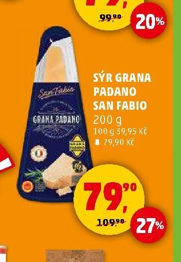 Sýr Grana Padano San Fabio