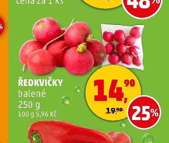 Ředkvičky balené