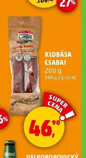 Klobása Csabai