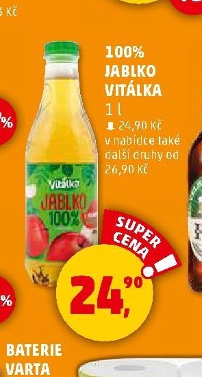 100% jablko Vitálka