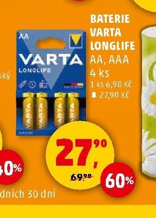 Baterie Varta Longlife
