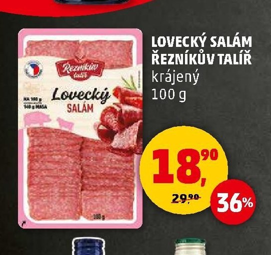 Lovecký salám Řezníkův talíř 100 g