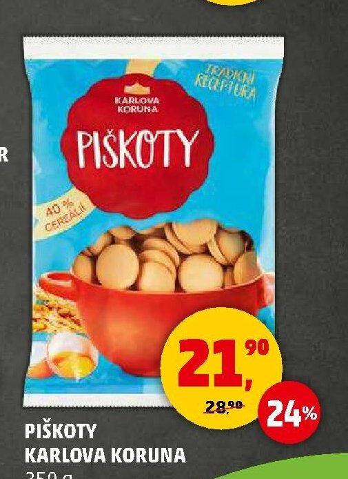 Piškoty Karlova Koruna 250 g