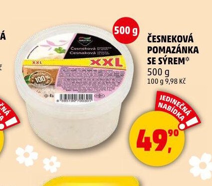 ČESNEKOVÁ POMAZÁNKA SE SÝREM