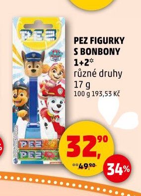 PEZ FIGURKY S BONBONY