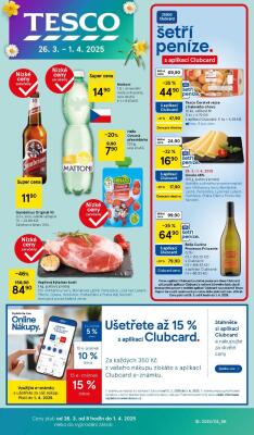 aktuální leták Tesco 26.3.2025-1.4.2025