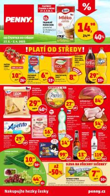 aktuální leták Penny Market 27.3.2025-2.4.2025