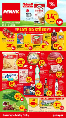 aktuální leták Penny Market 27.3.2025-2.4.2025