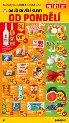 aktuální leták Penny Market 27.3.2025-2.4.2025