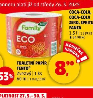Toaletní papír Tento