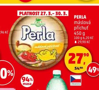 Perla máslová příchuť