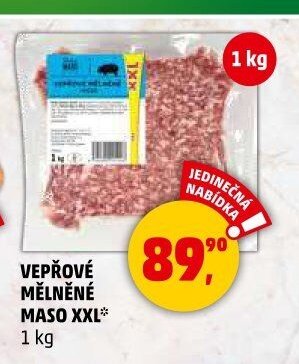 VEPŘOVÉ MĚLNĚNÉ MASO XXL
