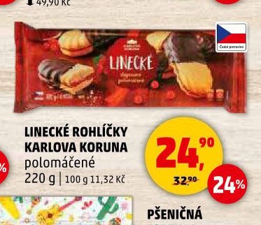 LINECKÉ ROHLÍČKY KARLOVA KORUNA