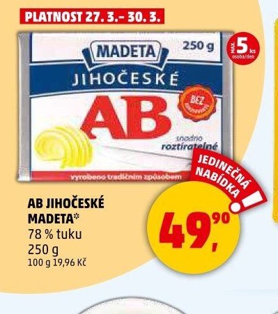 AB JIHOČESKÉ MADETA