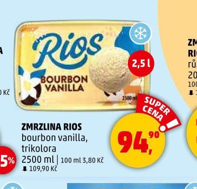 ZMRLZINA RIOS bourbon vanilla, trikolora 2500 ml