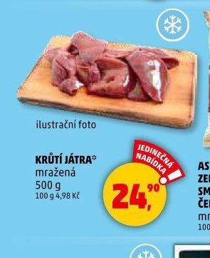 KRŮTÍ JÁTRA mražená 500 g
