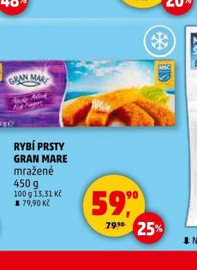 RYBÍ PRSTY GRAN MARE mražené 450 g