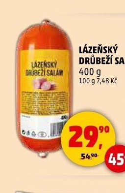 LÁZEŇSKÝ DRŮBEŽÍ SALÁM 400 g