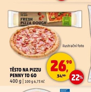 TĚSTO NA PIZZU PENNY TO GO 400 g