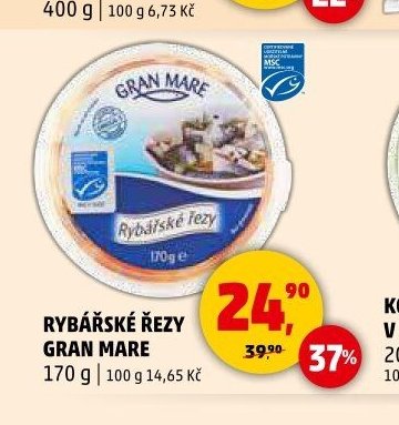 RYBÁŘSKÉ ŘEZY GRAN MARE 170 g