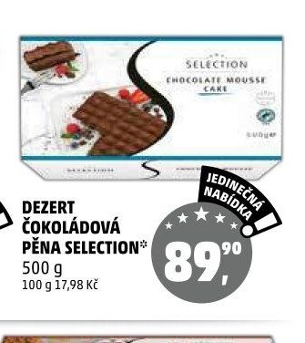 DEZERT ČOKOLÁDOVÁ PĚNA SELECTION*
