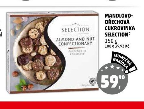 MANDLOVO-OŘECHOVÁ CUKROVINKA SELECTION*