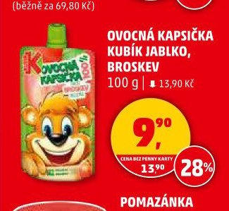 OVOCNÁ KAPSIČKA KUBÍK