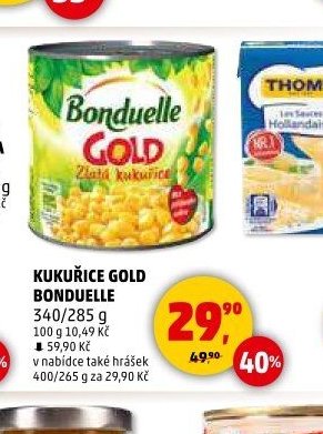 KUKUŘICE GOLD BONDUELLE