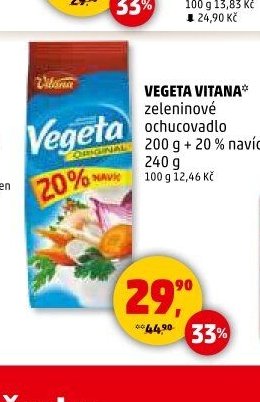 VEGETA VITANA zeleninové ochucovadlo