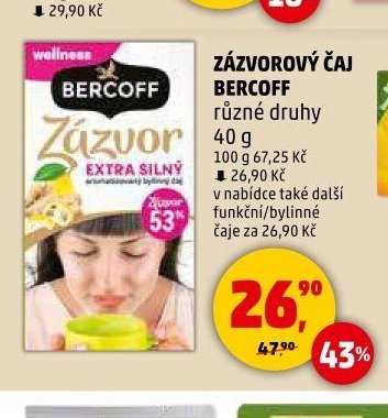 ZÁZVOROVÝ ČAJ BERCOFF